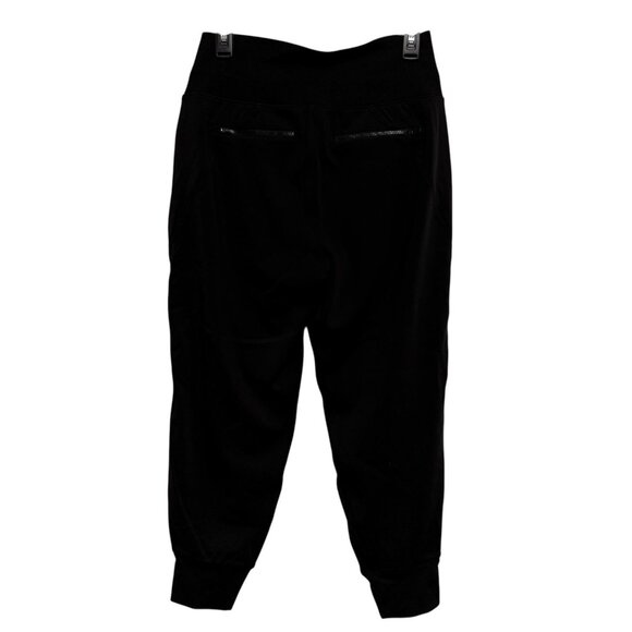 Athleta Venice High Rise Jogger Pants Size Medium Black 597888 Yoga Pockets - Picture 4 of 7
